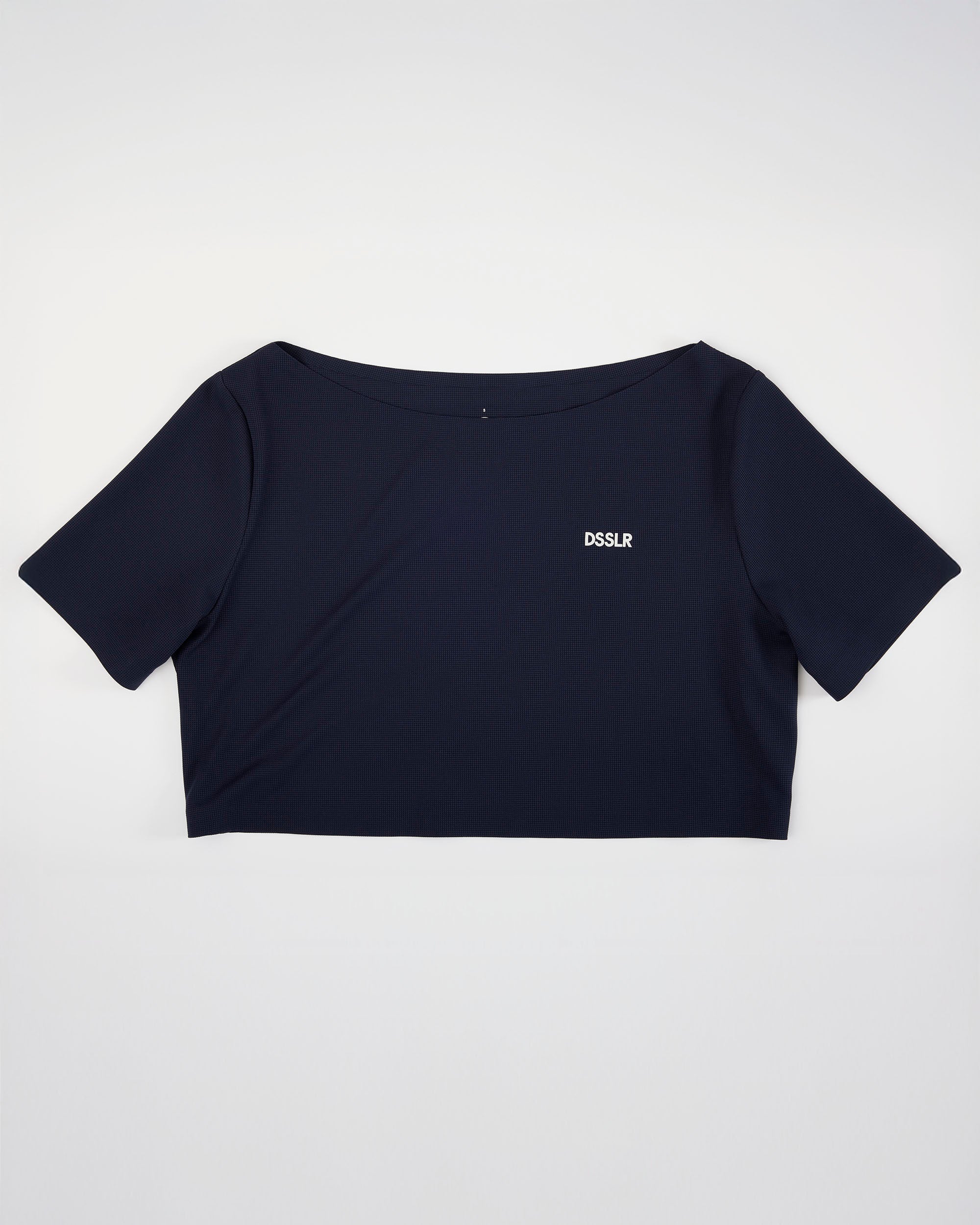 Dsslr: cropped shirt - Sky Captain Blue