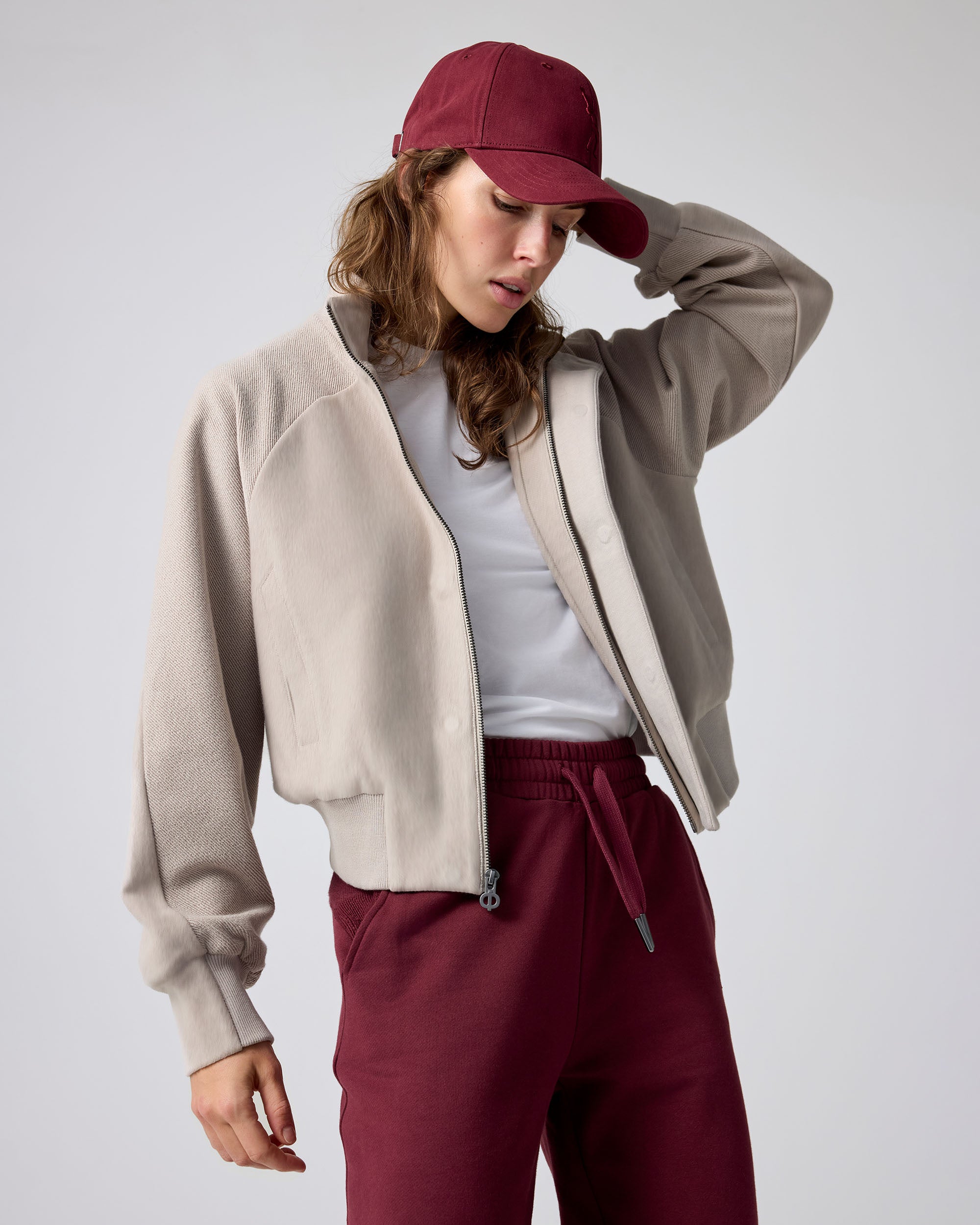 Dsslr: heritage blouson cropped - Taupe