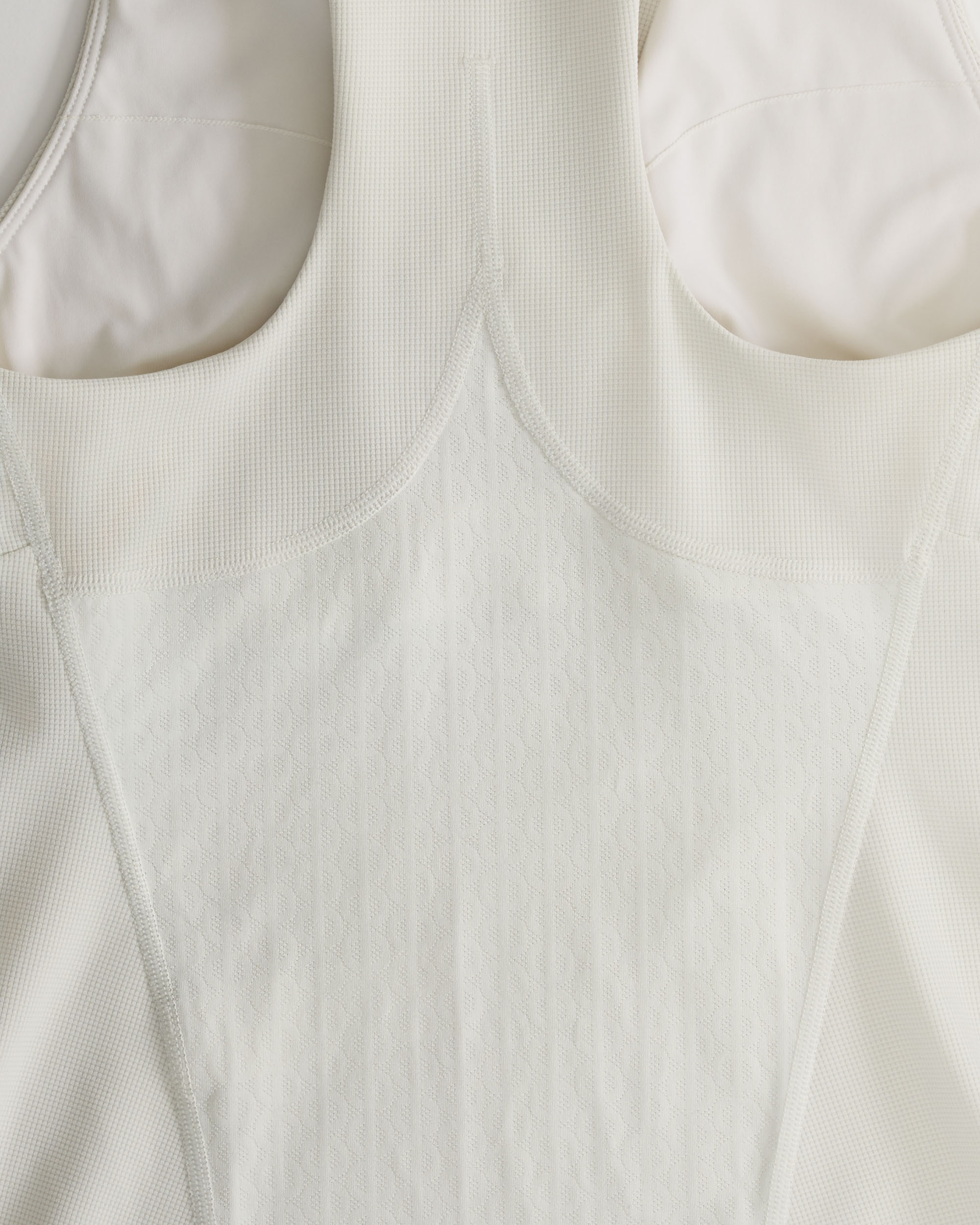 Dsslr: tanktop - Off White/Green