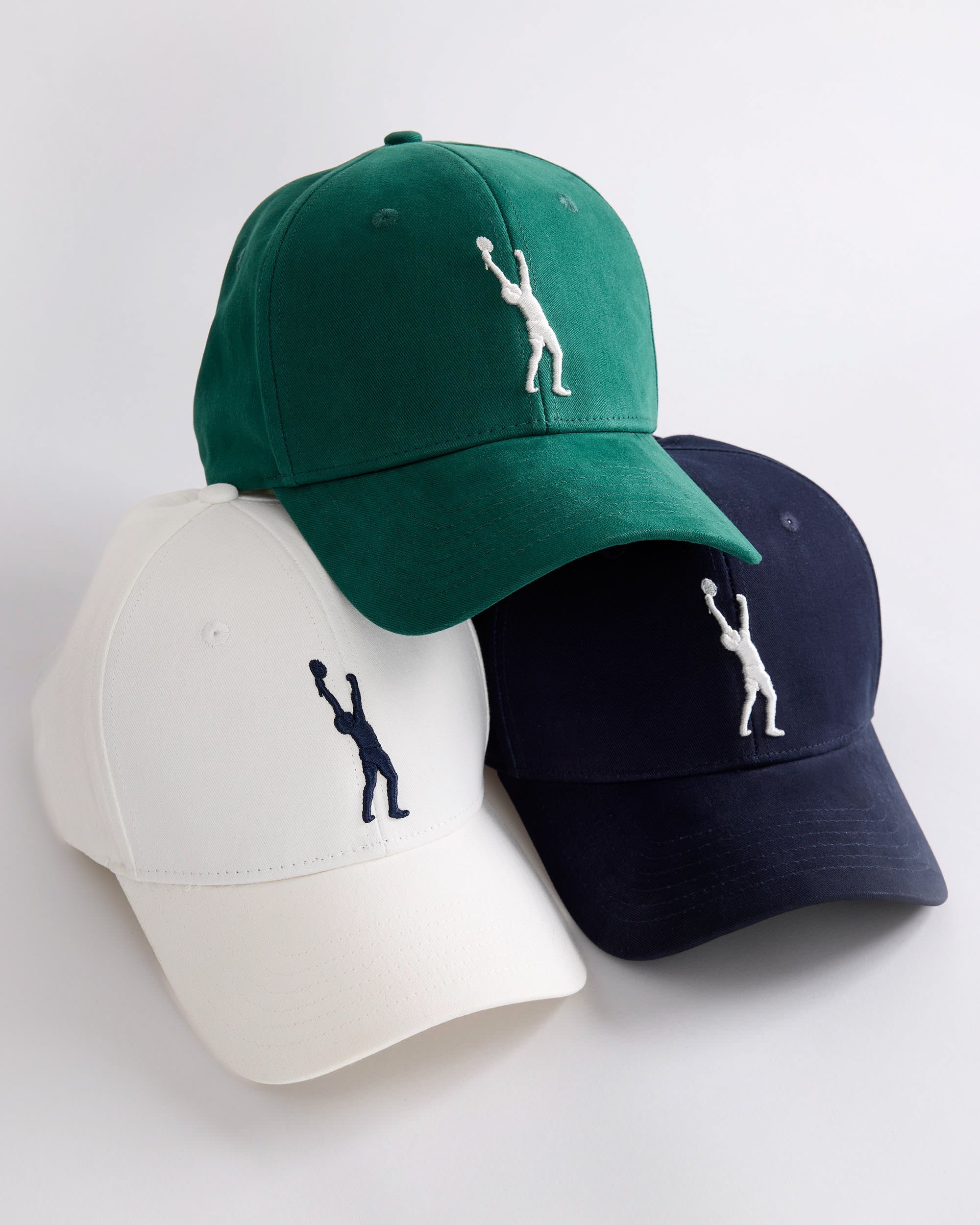 Dsslr: winner cap - Off White - Racing Green - Sky Captain Blue