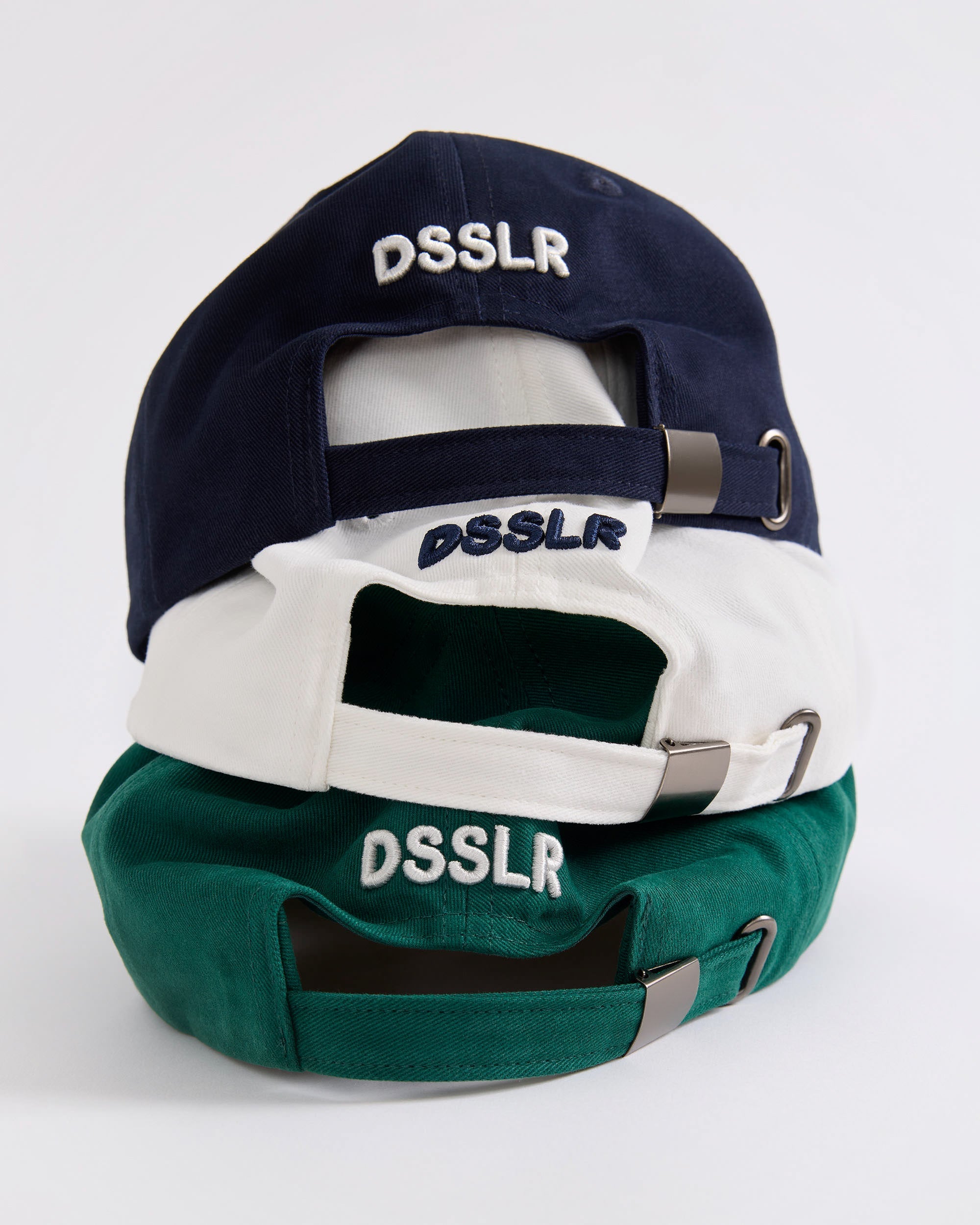Dsslr: winner cap - Off White - Racing Green - Sky Captain Blue