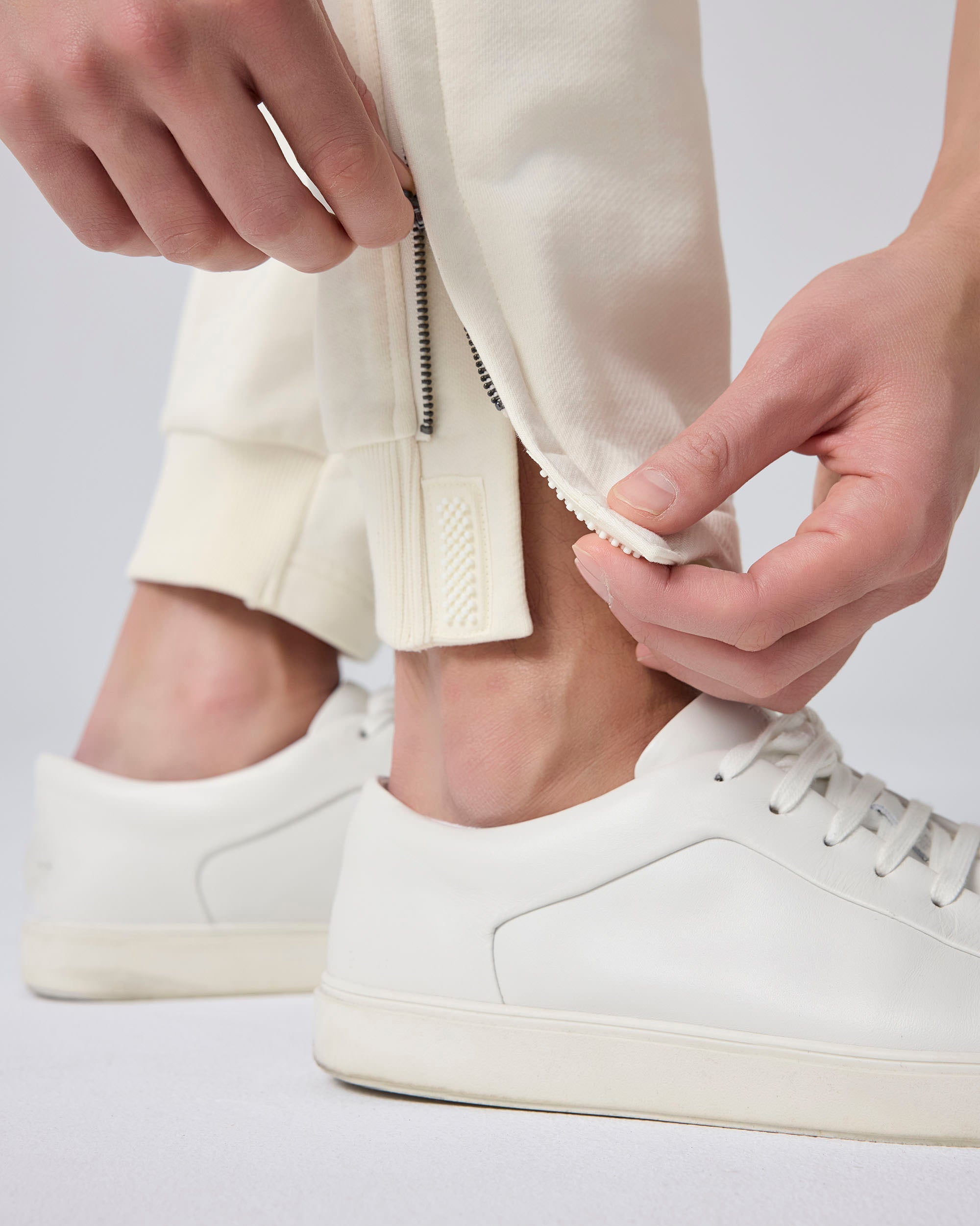 Dsslr: heritage hose tapered - Off White/White
