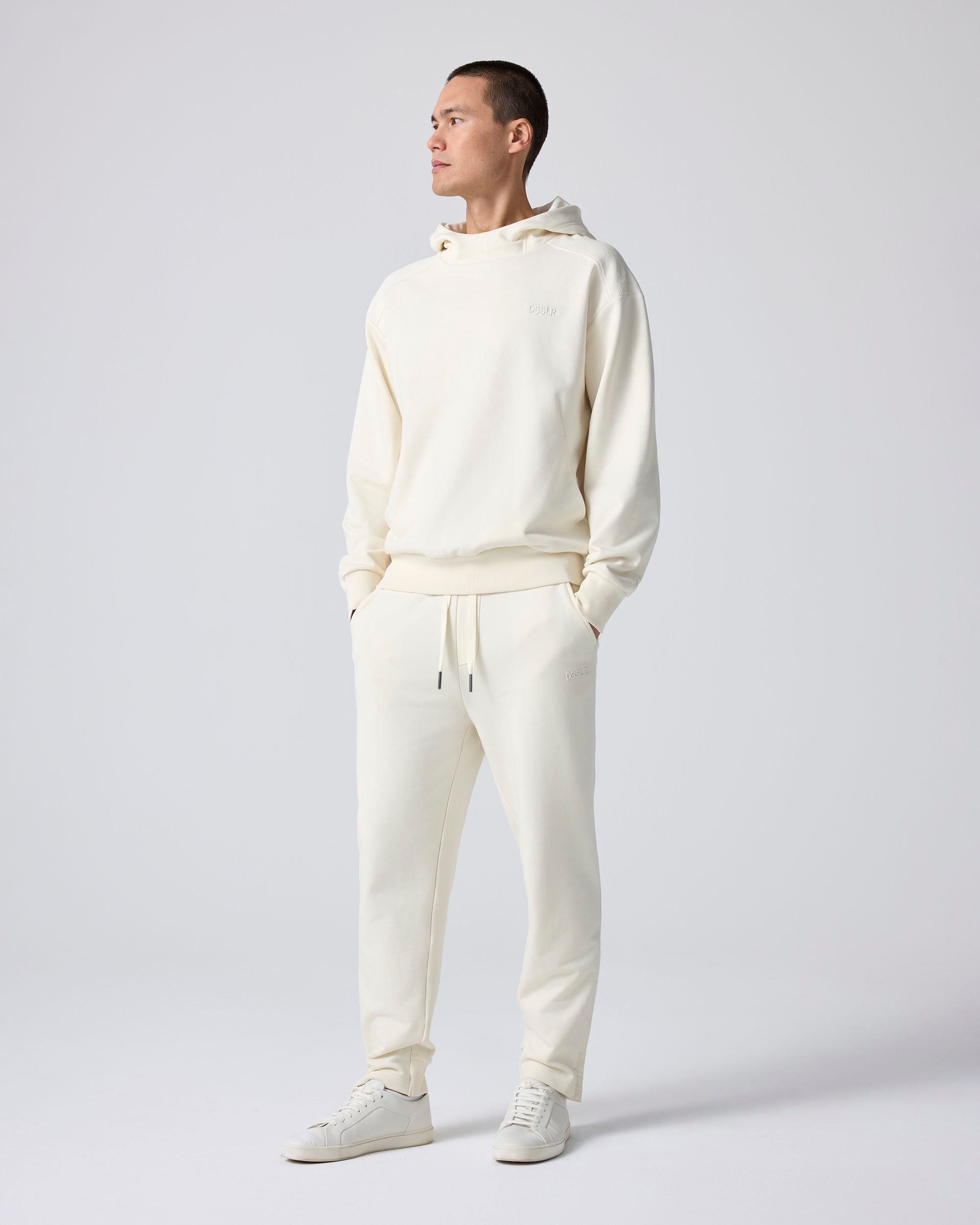 Dsslr: heritage hose tapered - Off White/White
