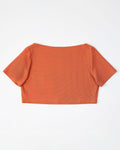 Dsslr: cropped shirt - Clay Rouge
