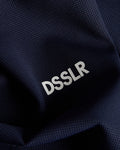 Dsslr: cropped shirt - Sky Captain Blue _Lifestyle